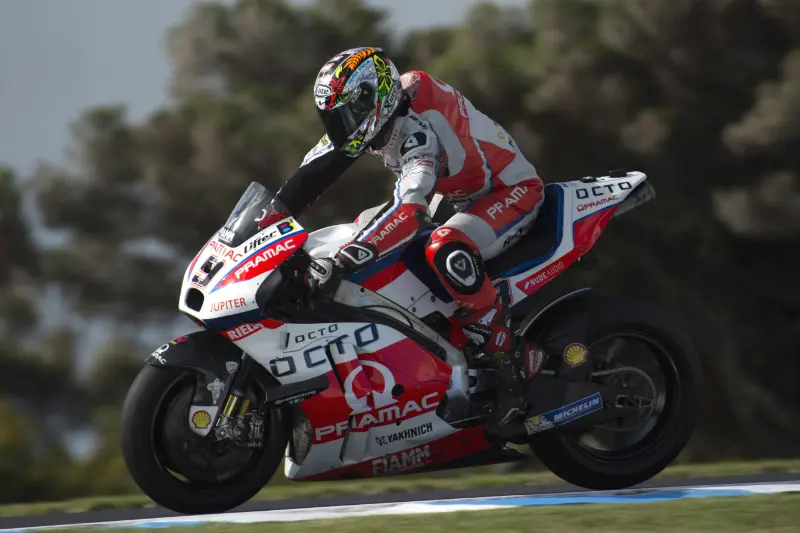 danilo petrucci day2 test phillip island 2016