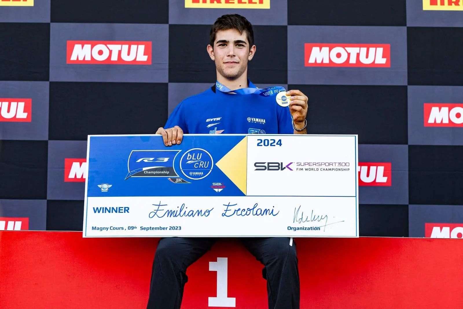 Emiliano Ercolani, stellina Yamaha "Sabato il titolo, ora la scuola"