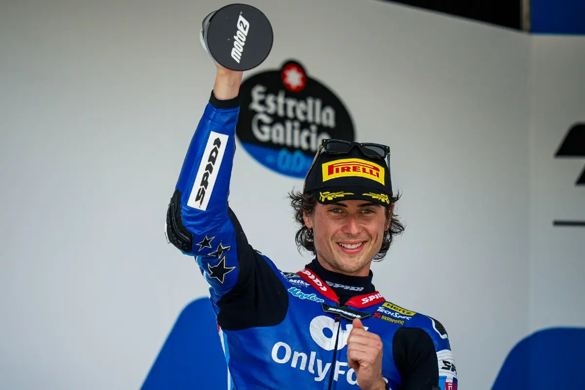 joe roberts podium jerez moto2 motogp 2024