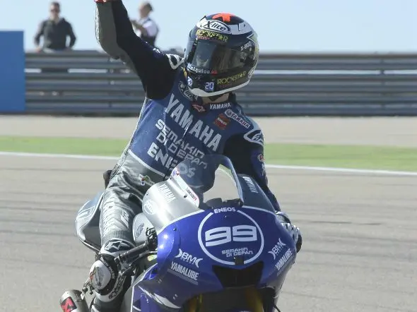 jorge lorenzo gara aragon motogp 2012
