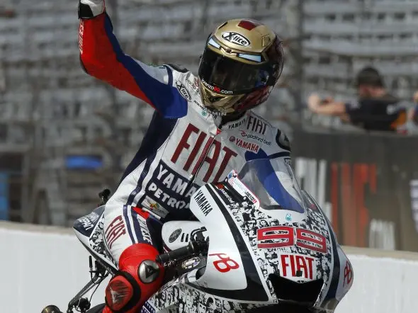 jorge lorenzo gara indianapolis 2010