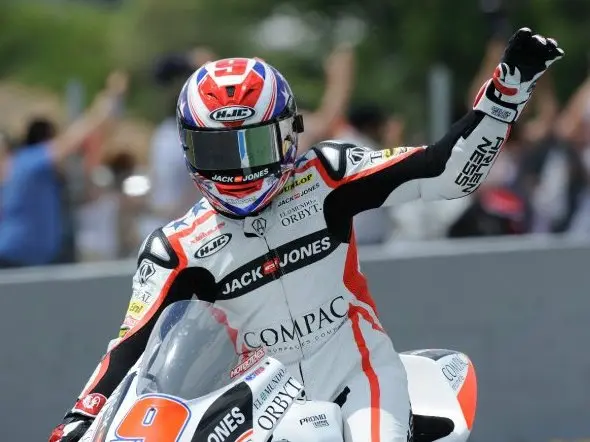 kenny noyes moto2 pole lemans