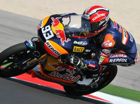 marc marquez gara 125cc misano 2010