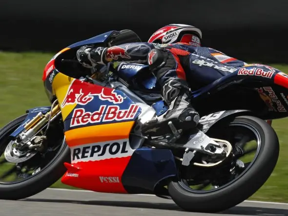 marc marquez prove1 silverstone 125cc