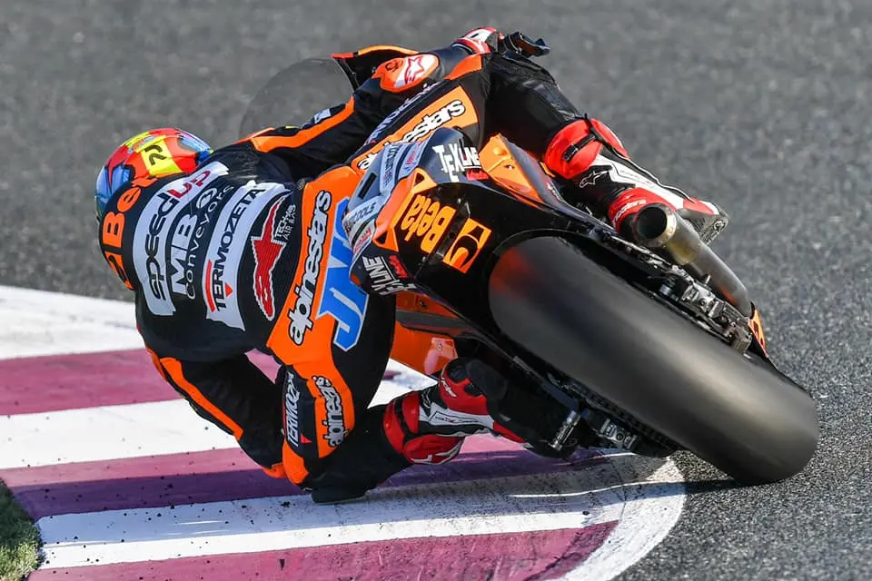 navarro moto2 test qatar