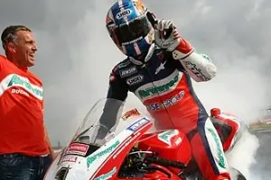 shane byrne winning bsb title 2008