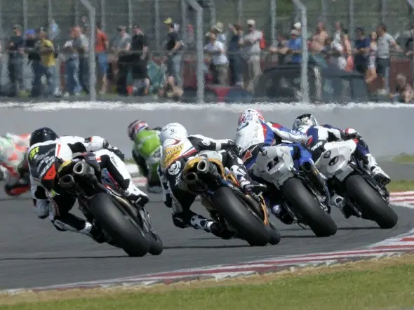 superbike action silverstone 2011
