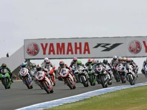 superbike start phillipisland 2010