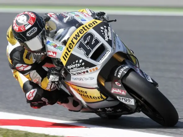 thomas luthi warmup barcellona 2012