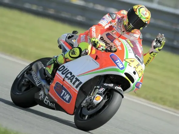 valentino rossi gara sachsenring motogp 2012
