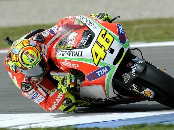 valentino rossi pre sachsenring 2012