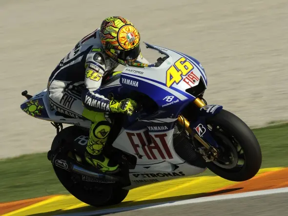 valentino rossi valencia gara motogp