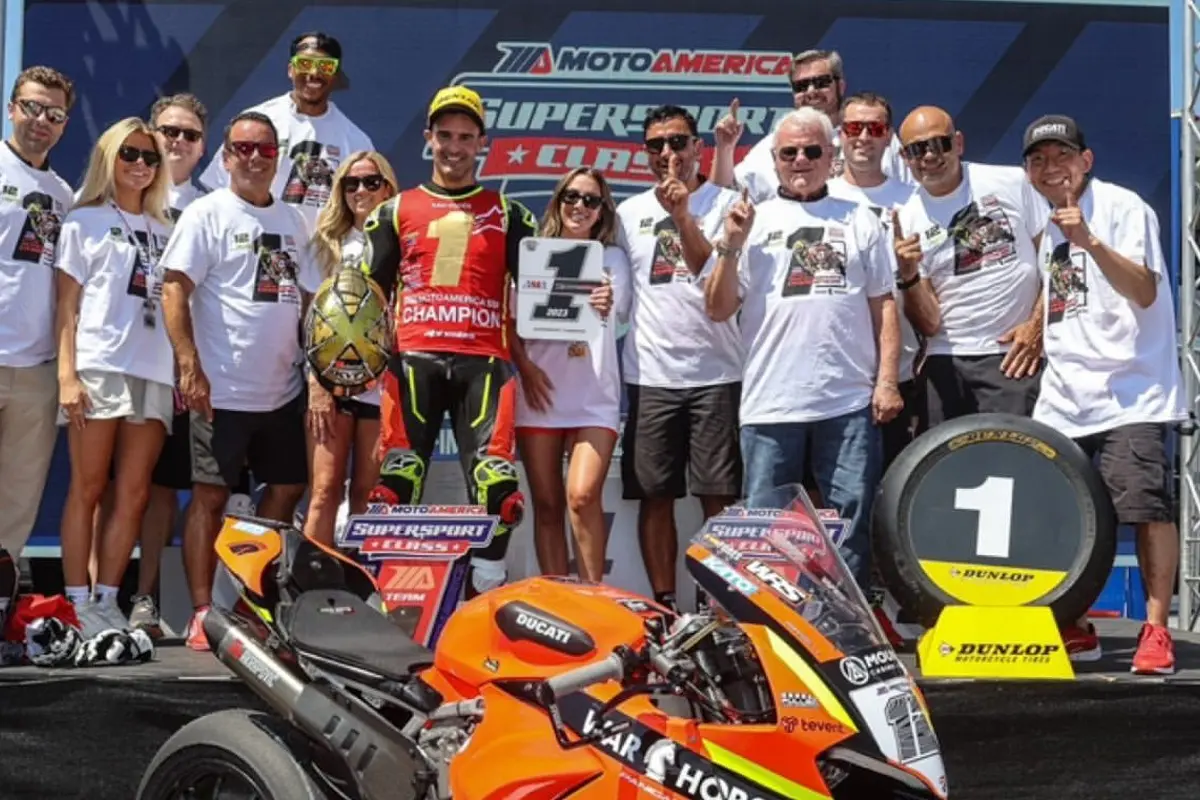 xavi fores 2023 motoamerica supersport champion