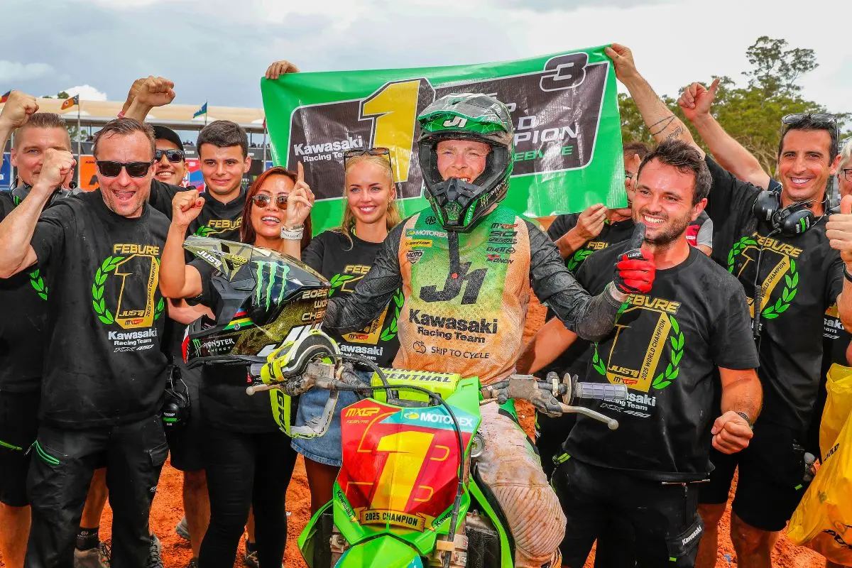 Romain Febvre e Kawasaki Campioni MXGP 2025: trionfo nella storia