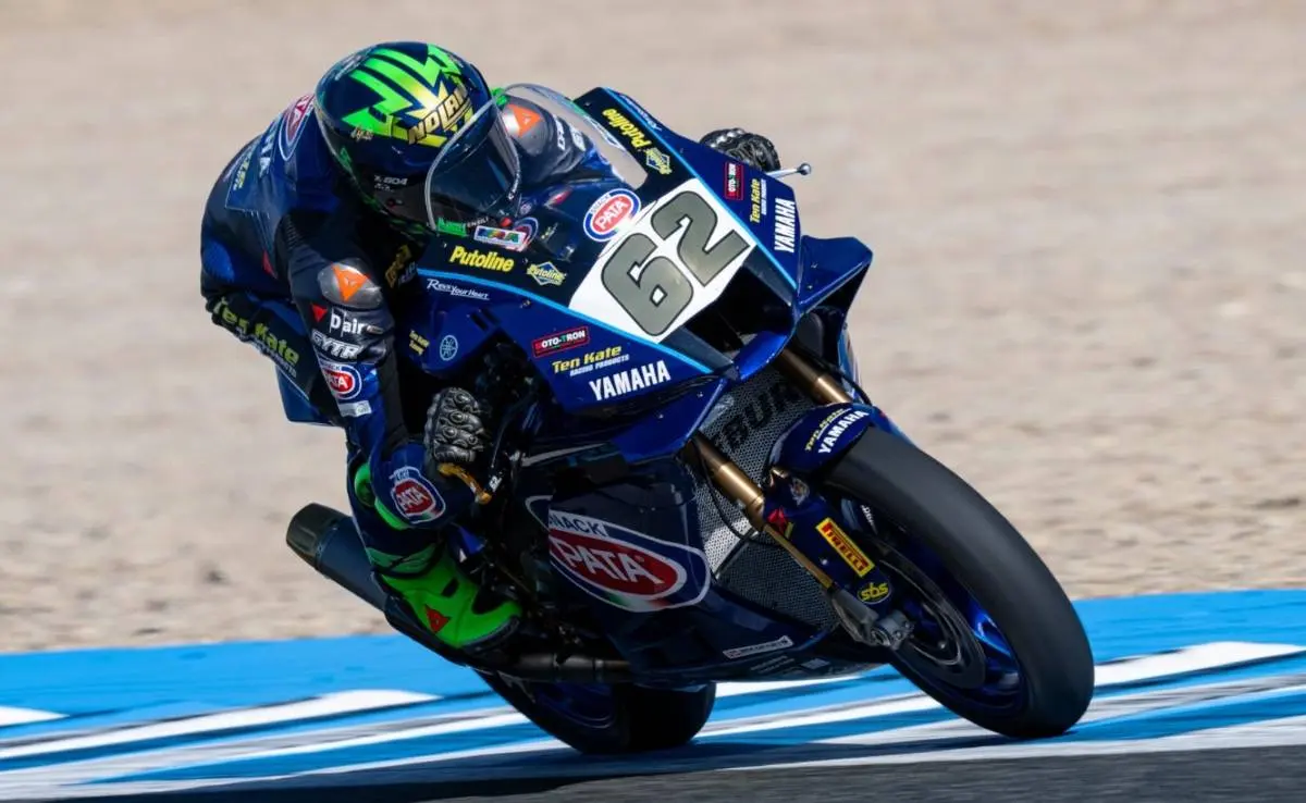 Stefano Manzi ha vinto gara 1 del Mondiale Supersport a Jerez, Spagna