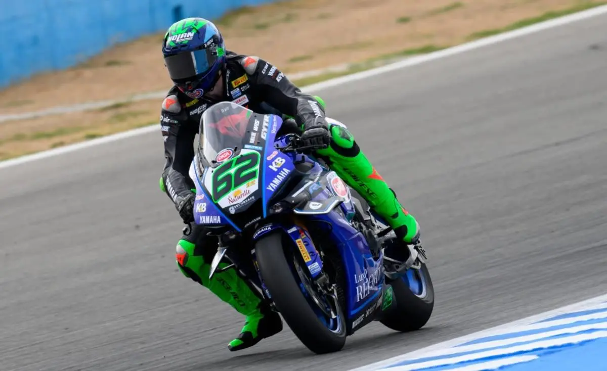 Stefano Manzi velocissimo nel primo giorno di test con la Yamaha Superbike che guiderà nel Mondiale '26