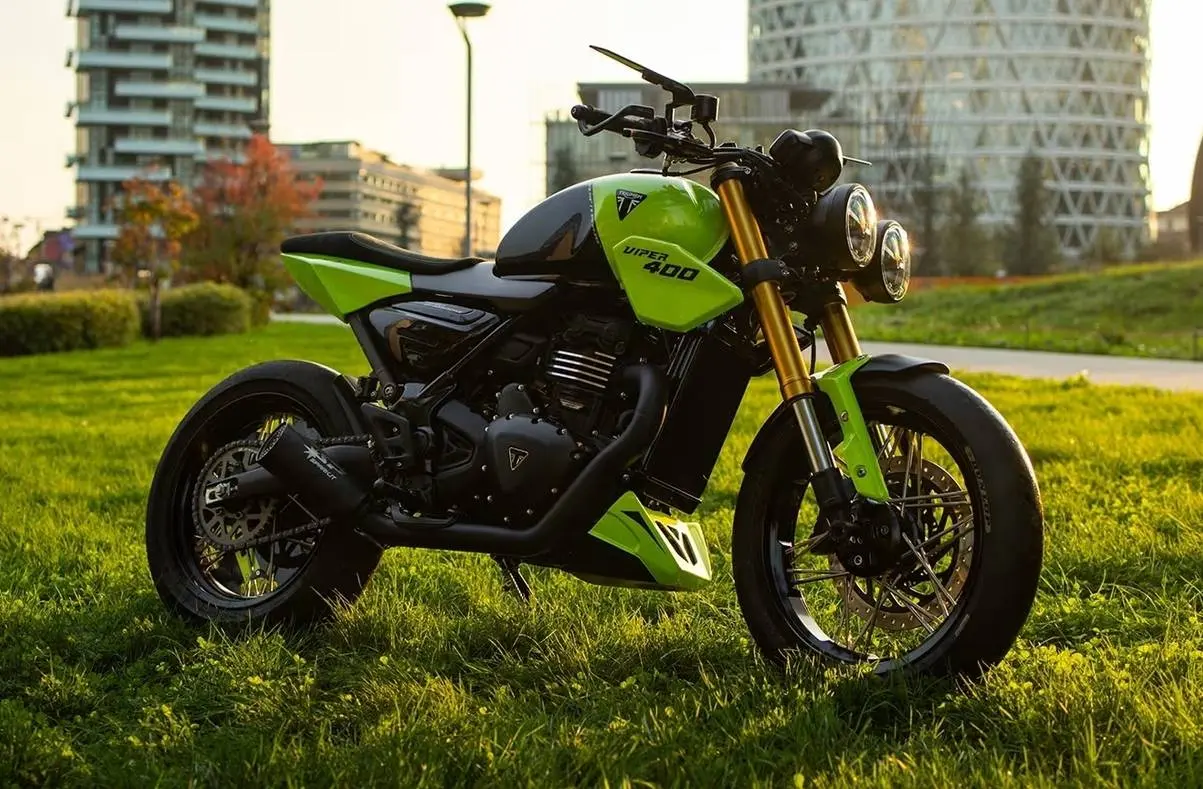Triumph Viper 400 all’asta per "Save the Children": la showbike unica che scalda i cuori