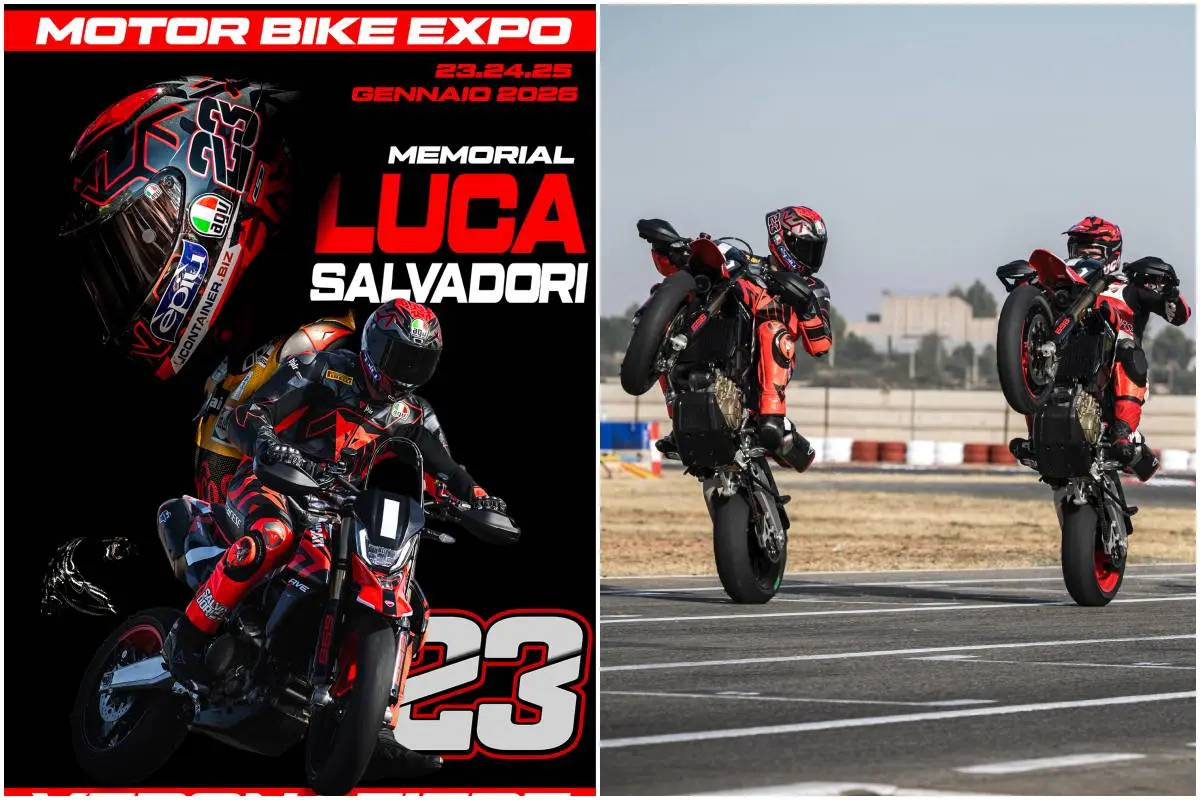 Emozione, ricordi e Supermotard al Motor Bike Expo: nasce il 1° Memorial Luca Salvadori