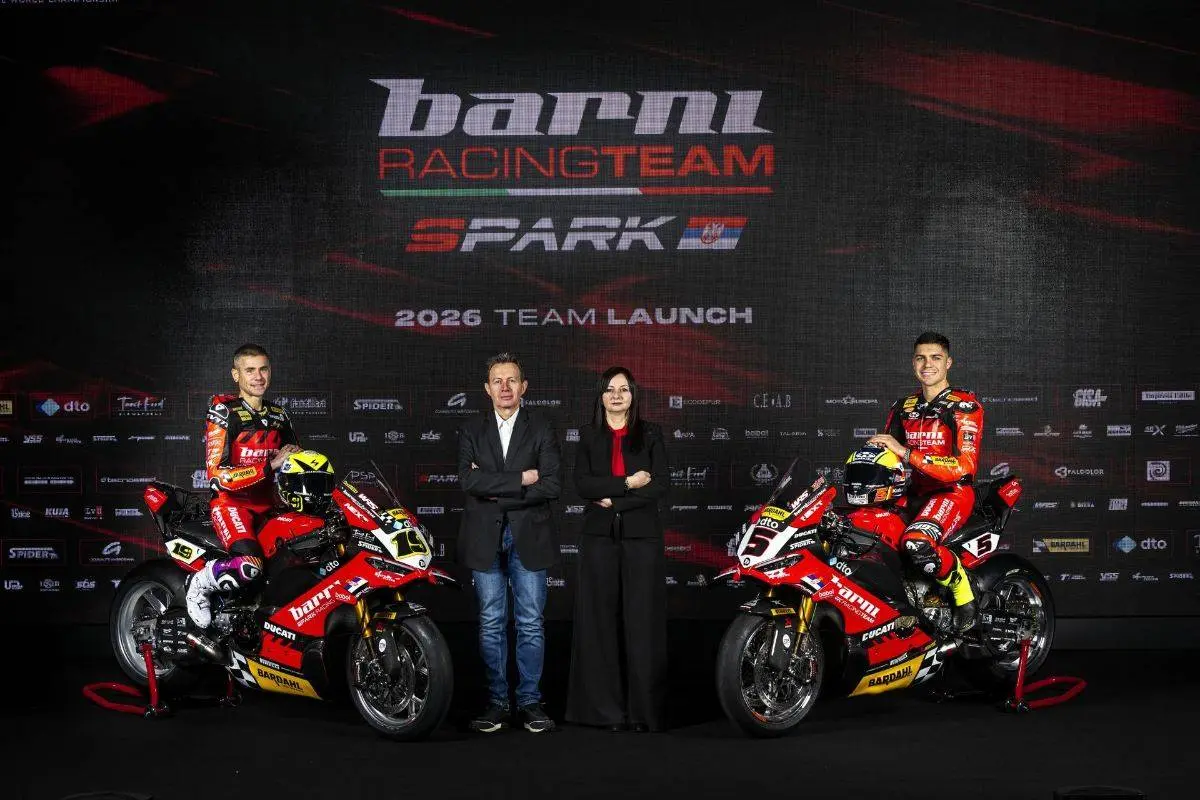 SBK 2026, Barni Spark team unveiled: big ambitions with the Bautista–Montella duo