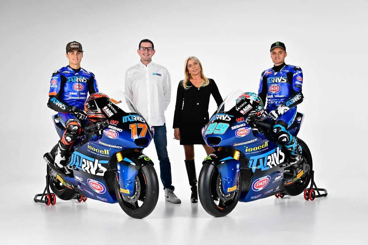 Huertas leader, Munoz scommessa, Moreira ambassador: Italtrans accende la Moto2 2026