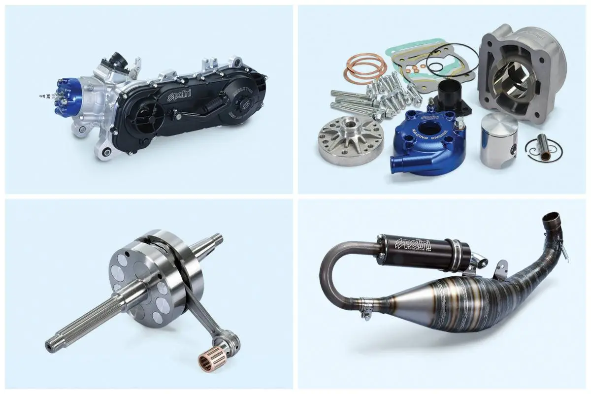 Polini EVOLUTION P.R.E. 4: nuovo kit per scooter racing, potenza e affidabilità da gara