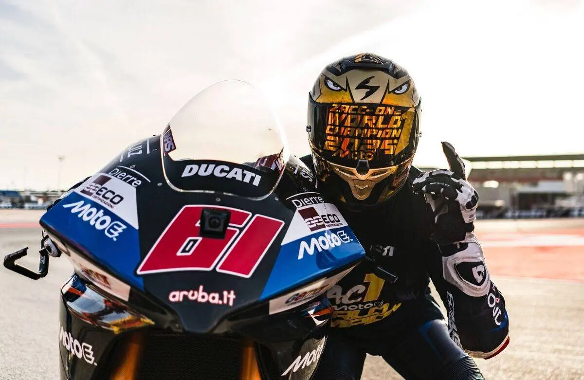 Alessandro Zaccone, MotoE's last king, comes full circle: "The day that might never have come