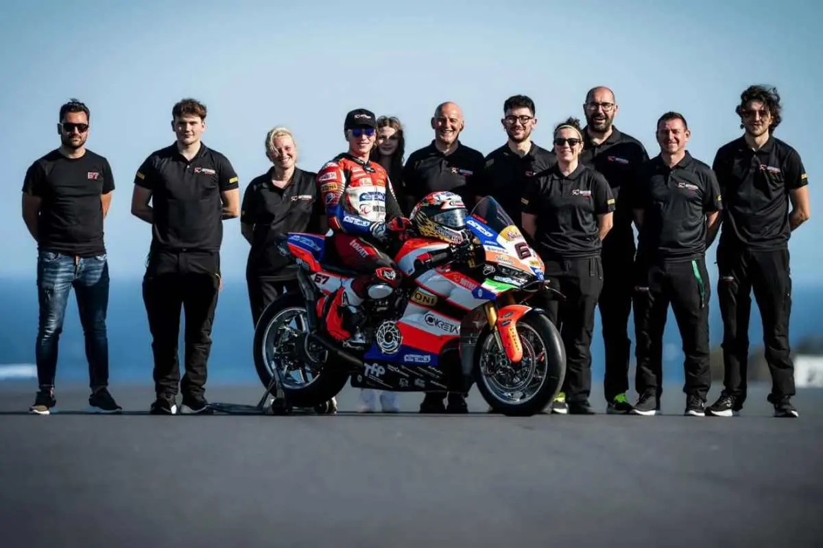 SBK, Team Motocorsa unveils rookie Alberto Surra's Ducati: "I'm living a dream"