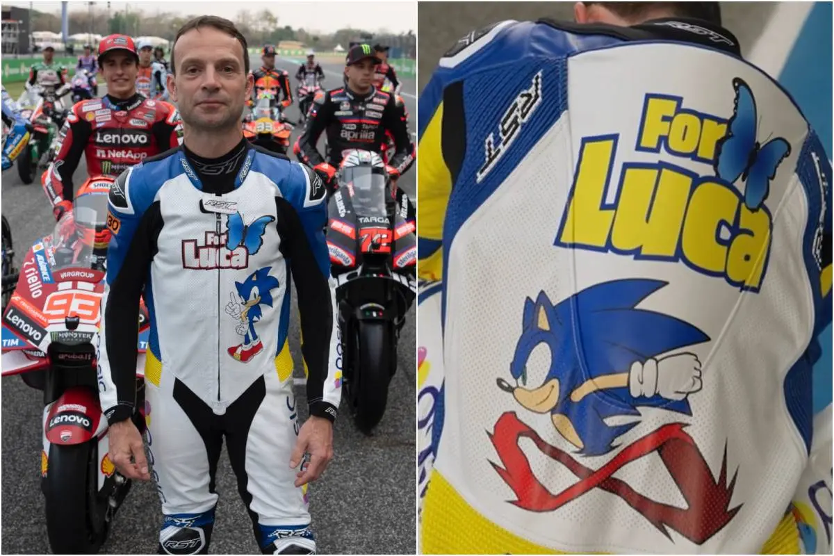 MotoGP Buriram, emozione Guintoli: ecco la tuta per la Maratona di Londra in memoria di Luca