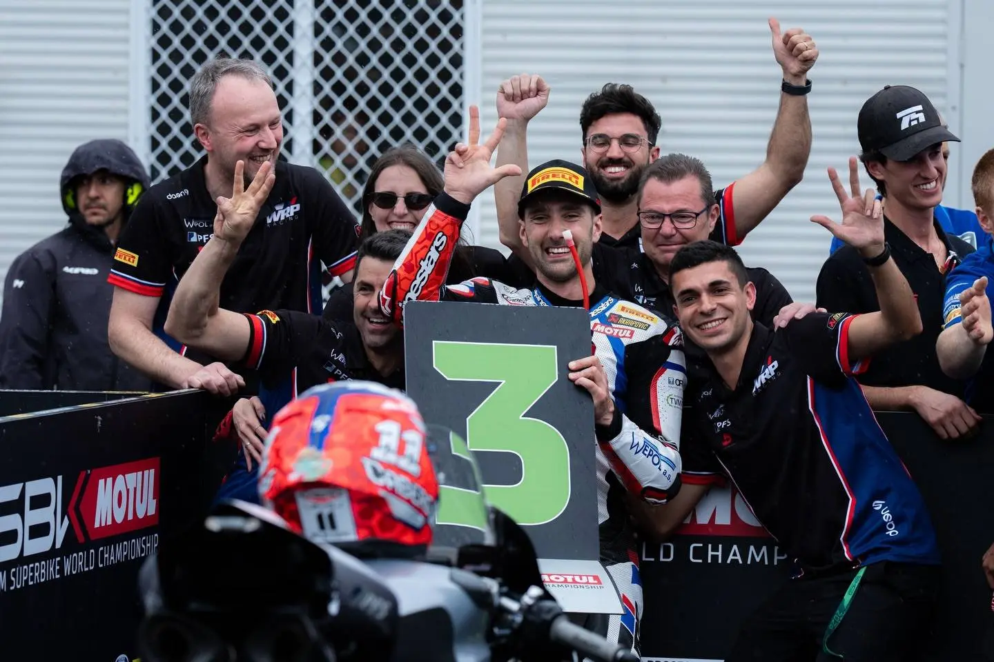 Matteo Ferrari terzo all'esordio nel Mondiale Supersport