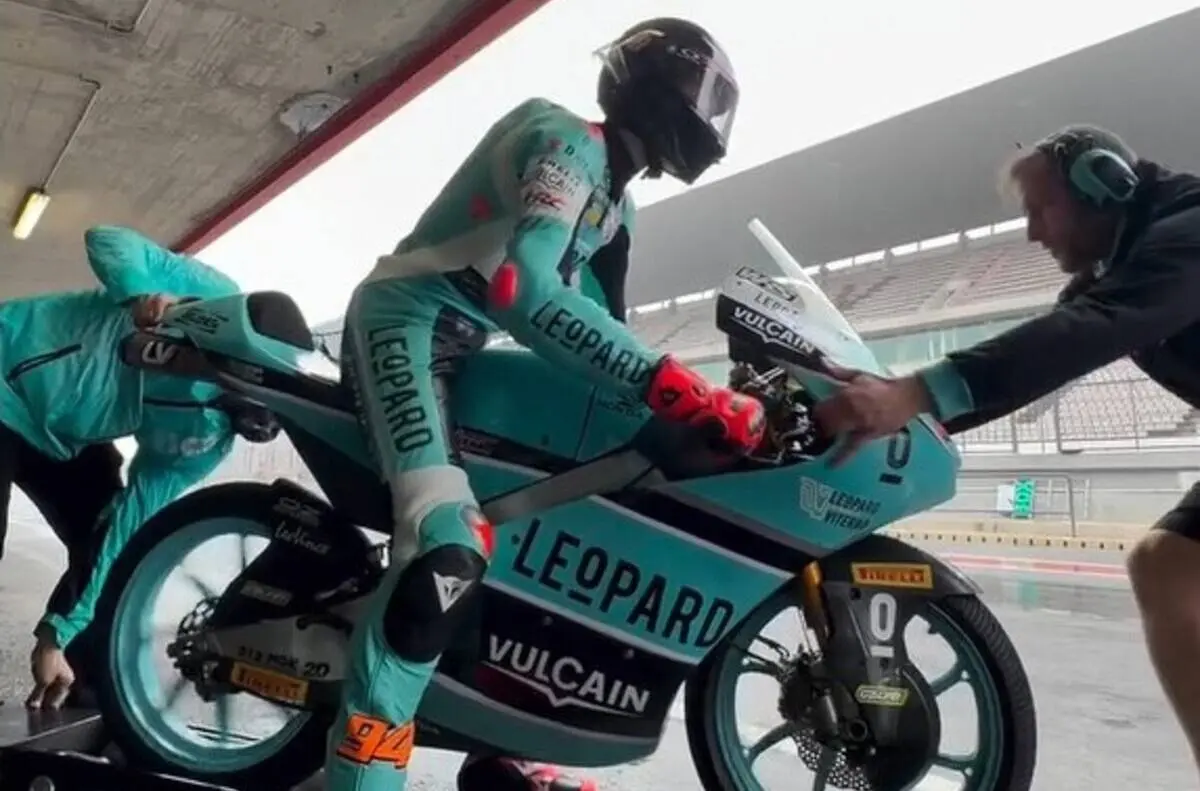 Guido Pini tops his debut with Leopard Honda; Moto3 hampered by bad weather at Portimao