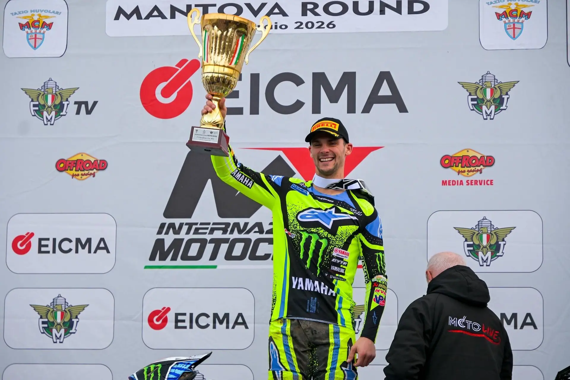 Internazionali d'Italia MX: Gajser imprendibile con Yamaha, podio azzurro Forato-Guadagnini