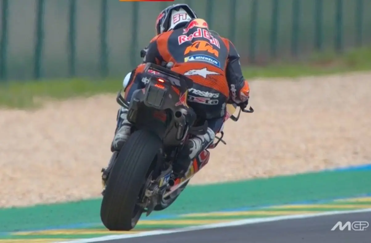 Acosta snatches it at the last moment: fastest time in wet-dry FP1 in Brazil