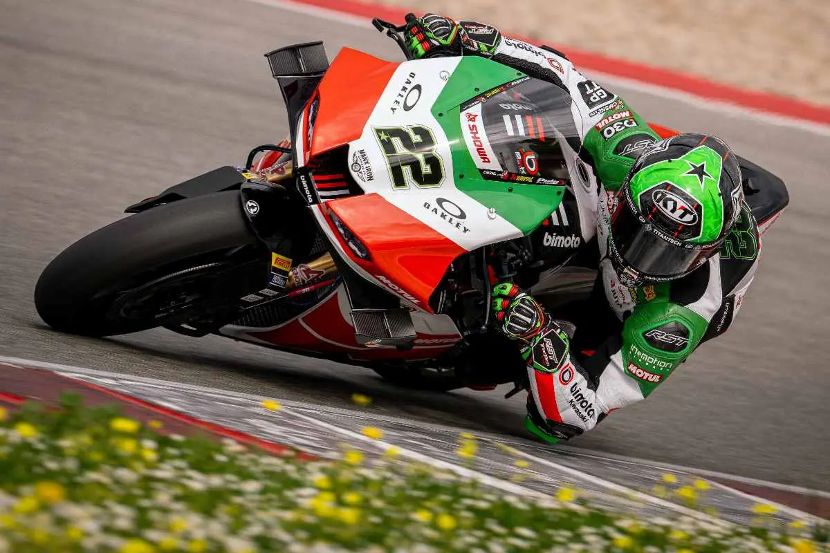SBK Portimao Test, Day 1 standings: Bimota ahead of Ducati and BMW as rain spoils the party