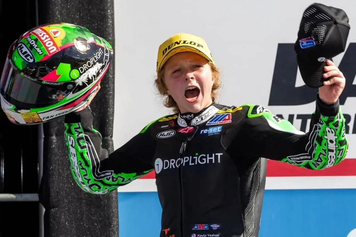 Kayla Yaakov batte Darryn Binder, che storia: prima donna sul podio alla Daytona 200