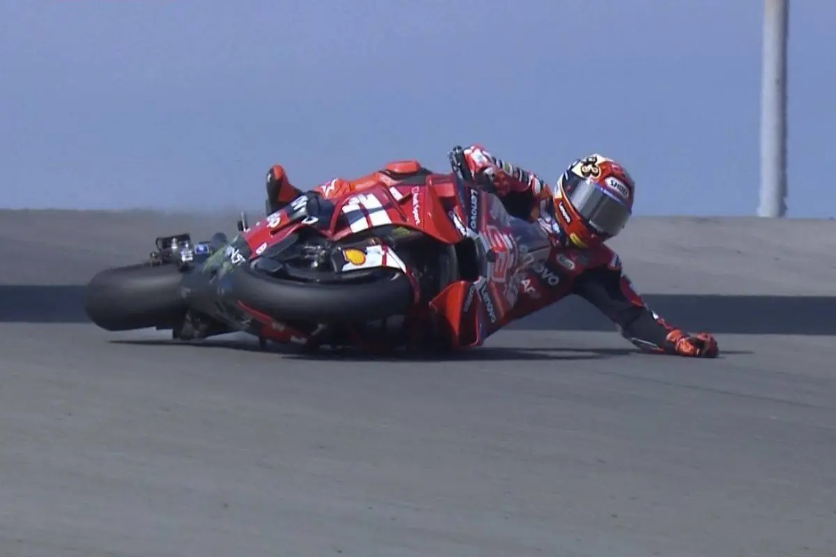 MotoGP Austin, FP1 standings: Acosta (KTM) on top, Marquez crashes and responds