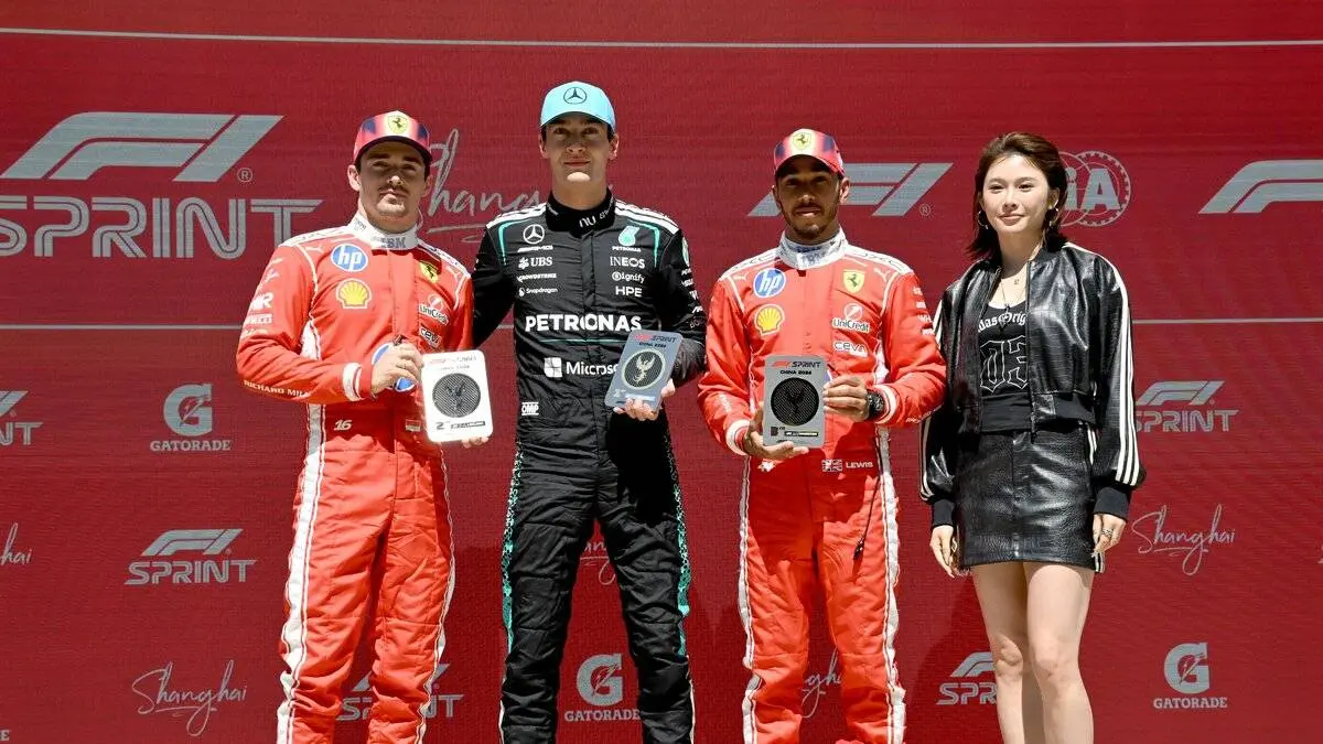 GP Cina: Mercedes irresistibile, Russell vince la Sprint, Ferrari a podio, disastro  Antonelli