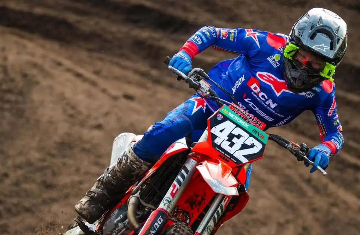 Paura nel motocross: incidente shock e grave infortunio per Ivano Van Erp, operato e ora stabile