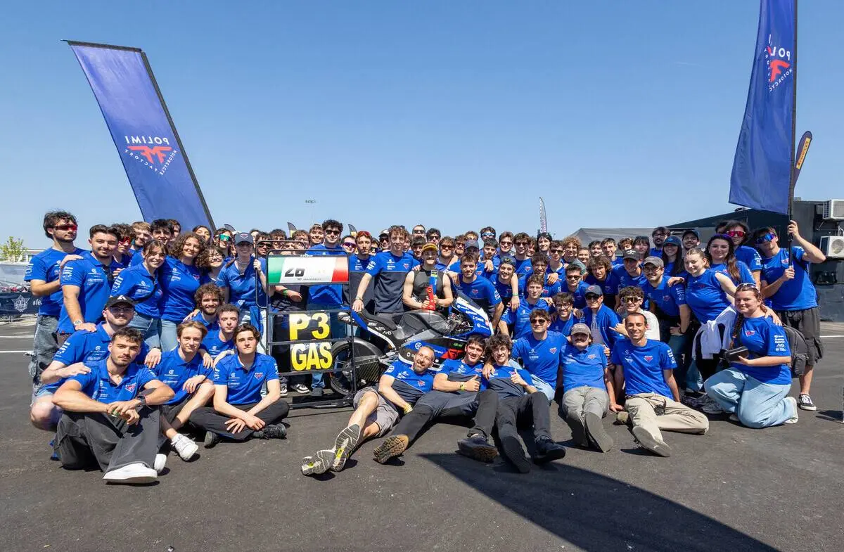 "Ripaga tanti sforzi": favola PoliMi Motorcycle Factory, esordio con podio nel CIV Moto3 2026