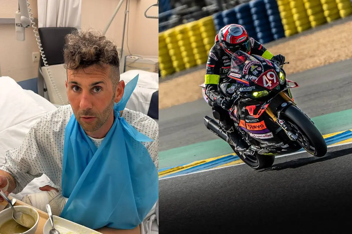 Simone Saltarelli, grave infortunio a Le Mans: operazione d’urgenza alla mano