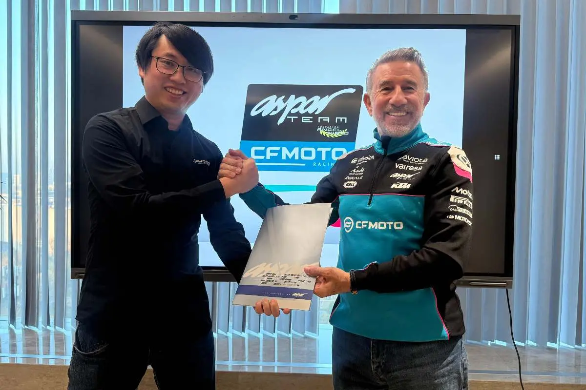 CFMOTO in MotoGP and Superbike, between dreams and denials: Aspar addresses the rumors