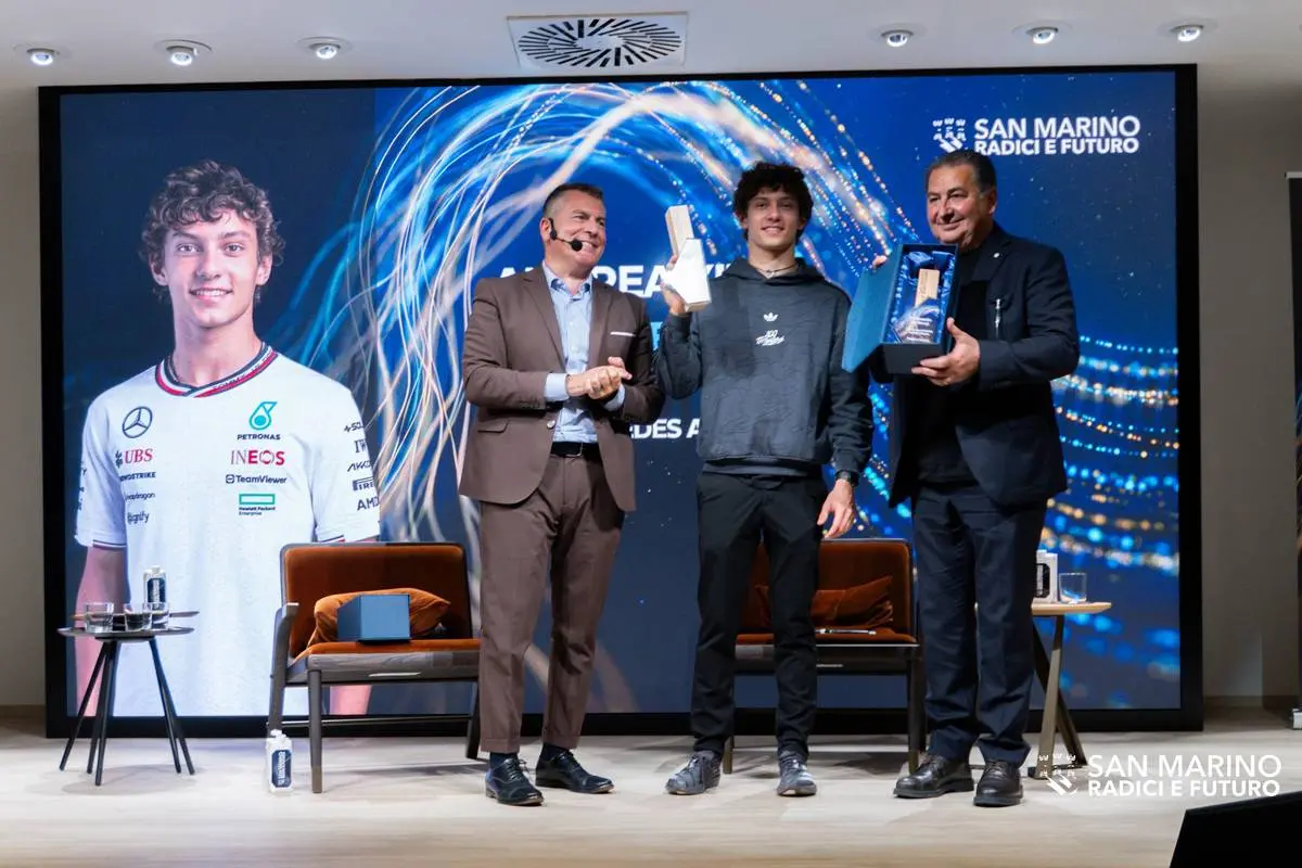 Kimi Antonelli a San Marino