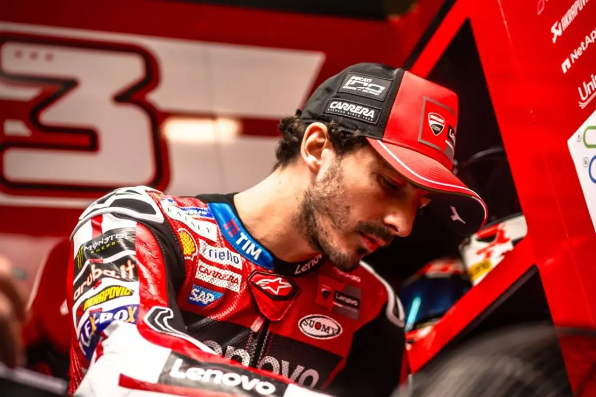 Pecco Bagnaia after the crash: "This bike is hard to understand"
