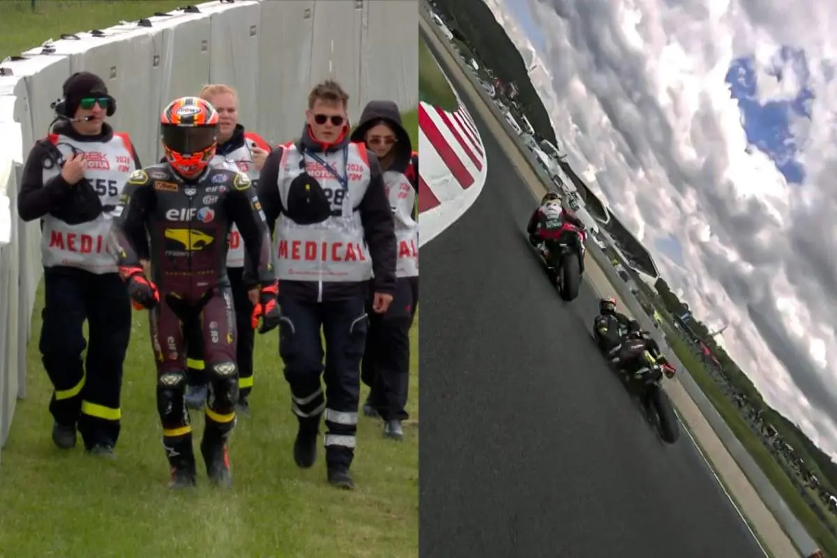 SBK, Sam Lowes arrabbiato con Surra dopo la caduta: "Manovra disperata"