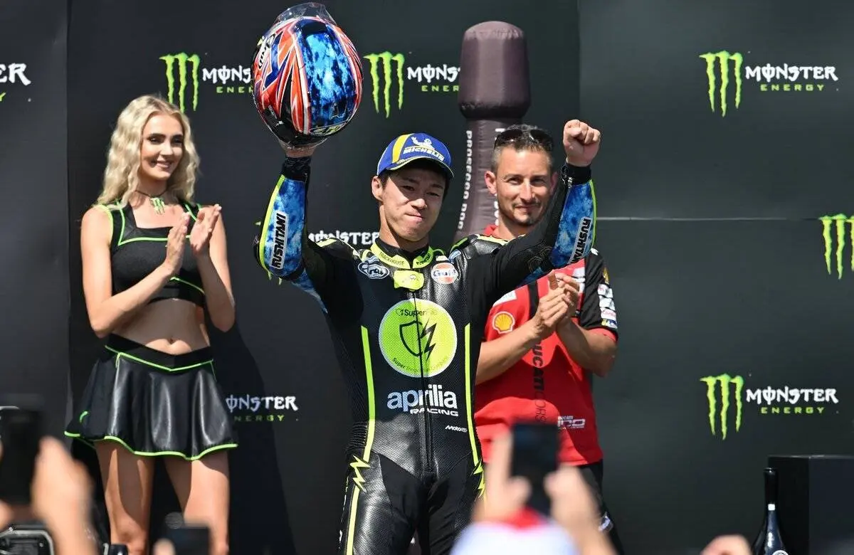 Ai Ogura rescues Aprilia at Brno: the feat narrowly missed and the "request" to Marc Marquez