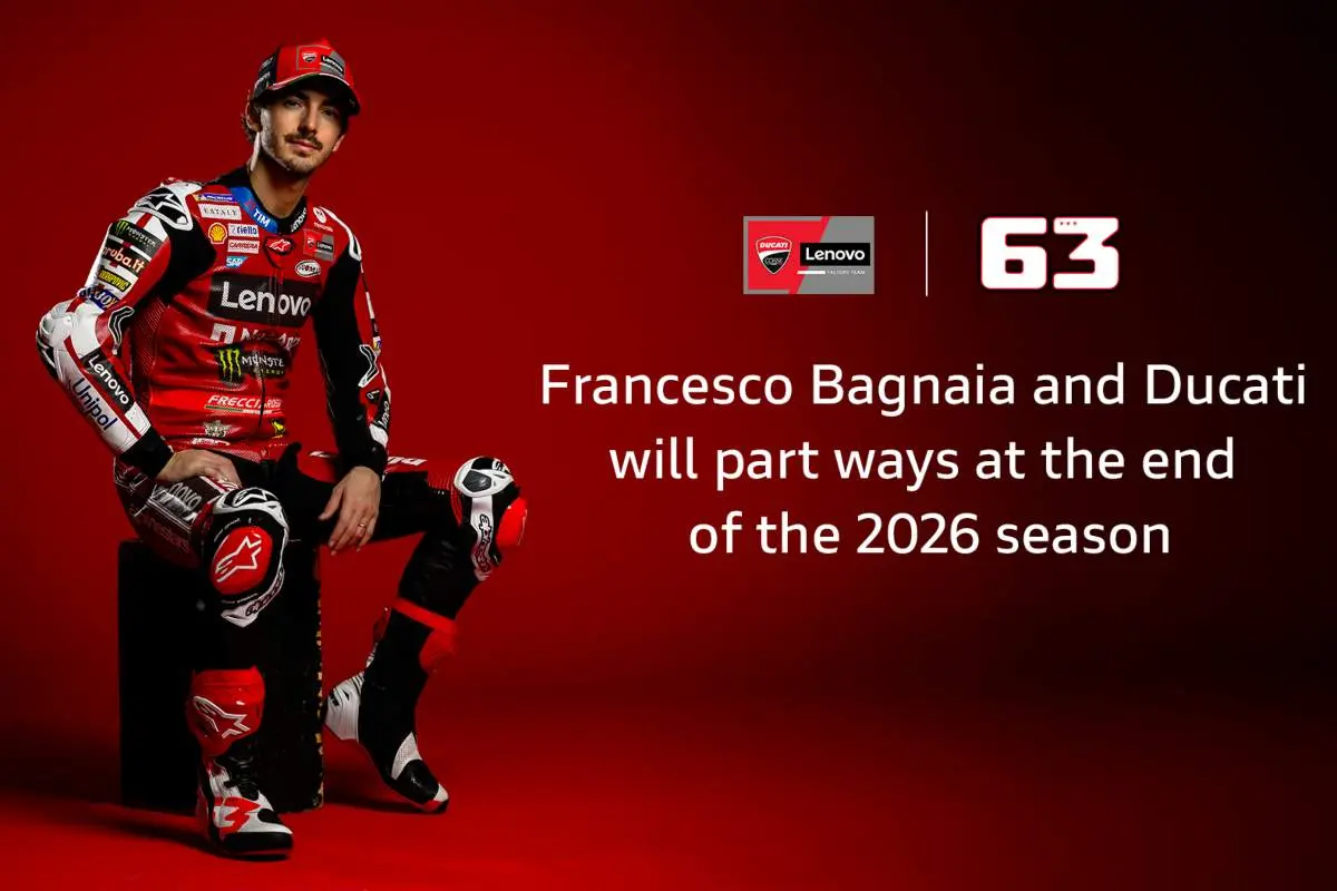 MotoGP 2027: Ducati e Bagnaia ufficializzano l'addio, annunciato anche Acosta in rosso