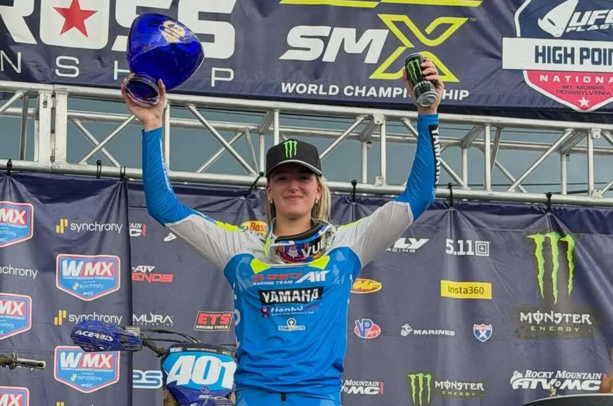 Regina guerriera: Lotte van Drunen brilla in AMA WMX con cuore e grinta