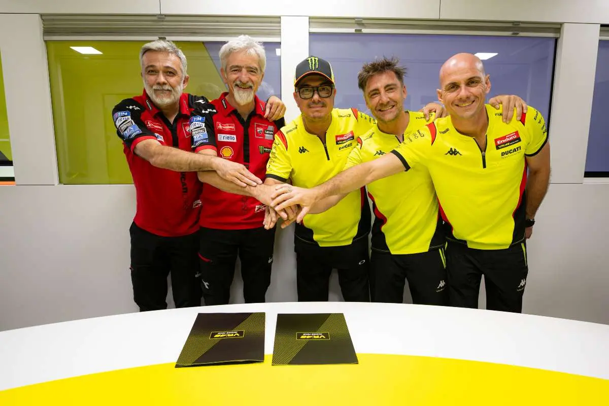 Il team VR46 MotoGP rinnova il contratto con Ducati