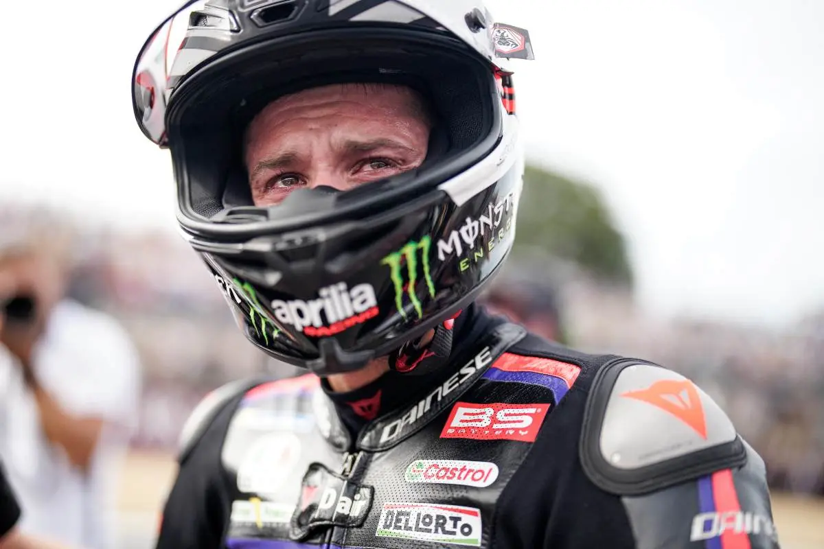 Marco Bezzecchi pilota Aprilia MotoGP