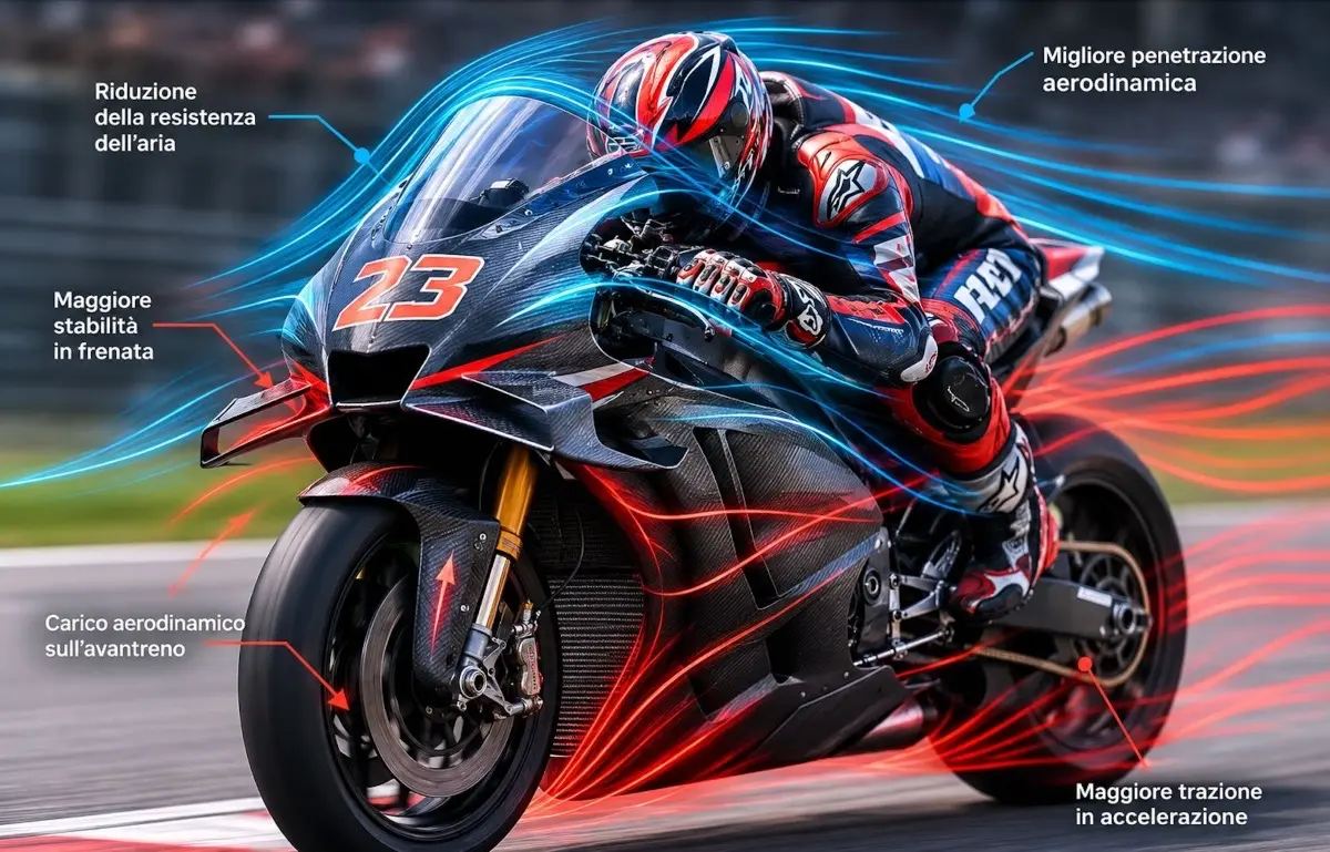 MotoGP: come l'aerodinamica influenza le prestazioni