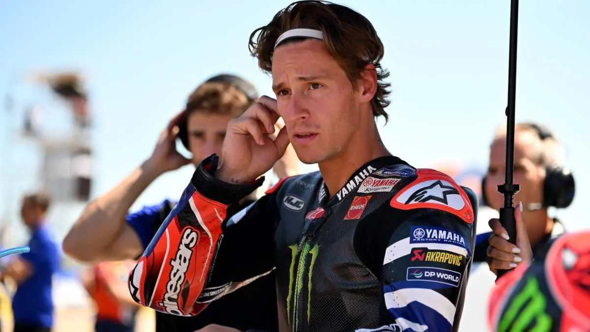 Fabio Quartararo pilota Yamaha MotoGP ad Aragon